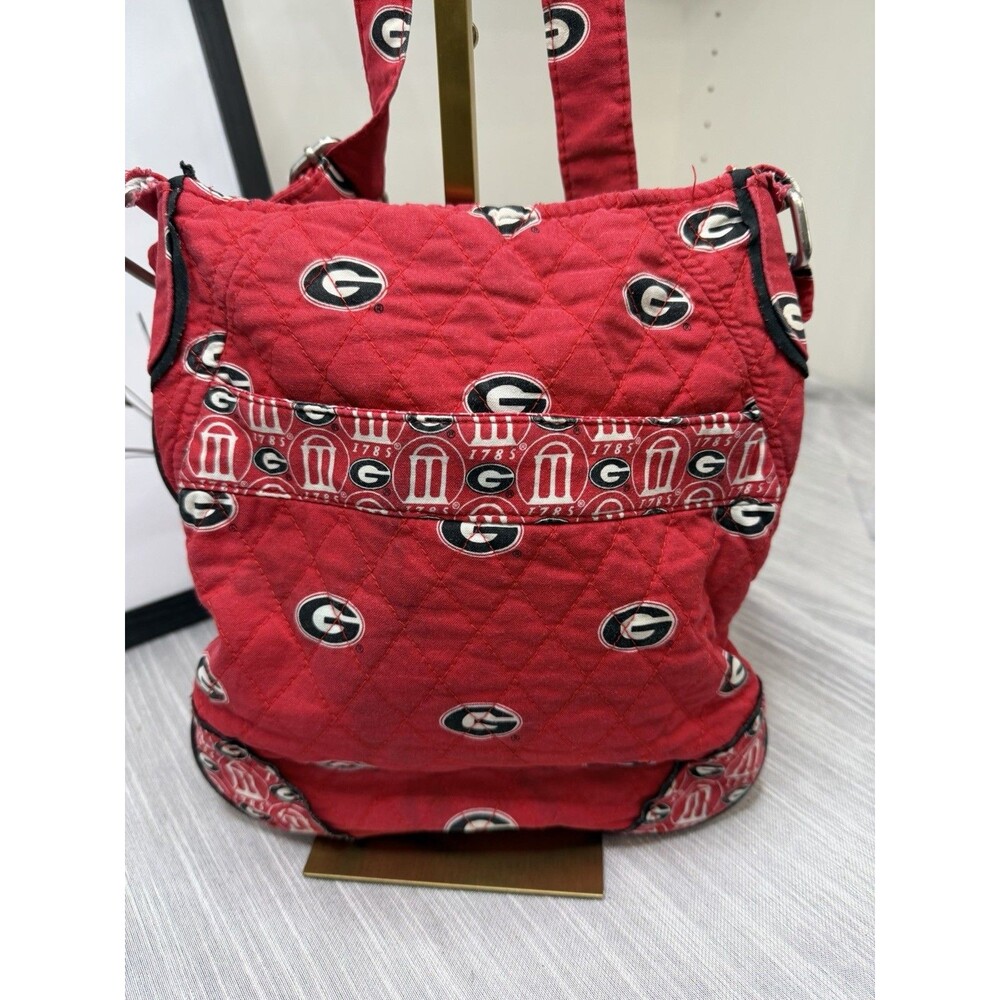 University of Georgia Red Black Crossbody Bag Quilted Fair
